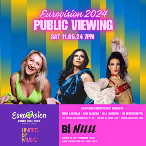 Tickets kaufen für Eurovision 2024 - Show & Public Viewing am 11.05.2024